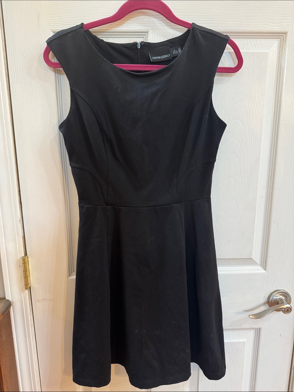 Cynthia Rowley Black Sleeveless Fit & Flare Dress